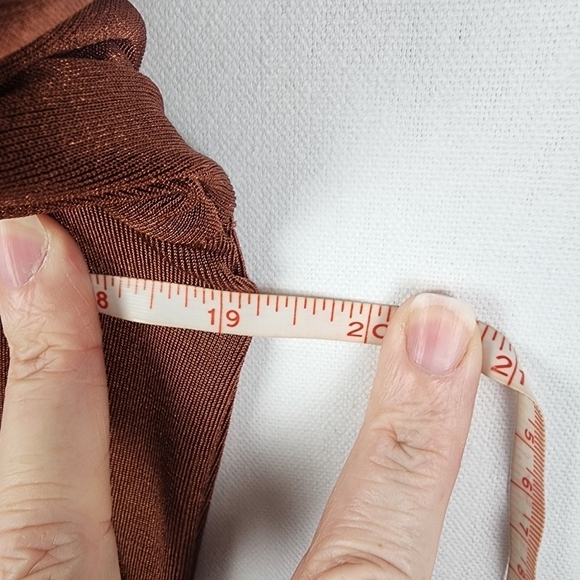 Free People Intimately Kaya Bodysuit Size XS Mesa Rust Brown Keyhole Neck - Picture 7 of 8